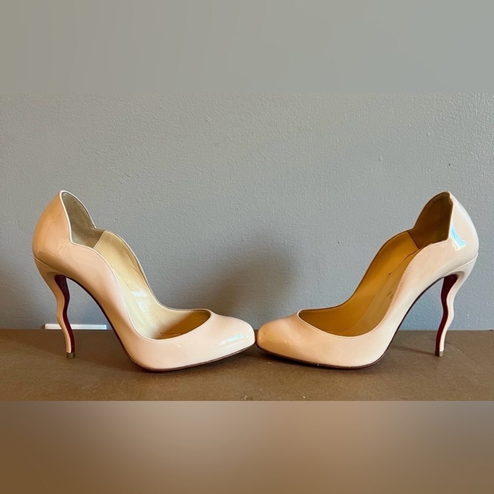 Christian Louboutin Baby Pink “Wawy Dolly 100mm” Stiletto Heels